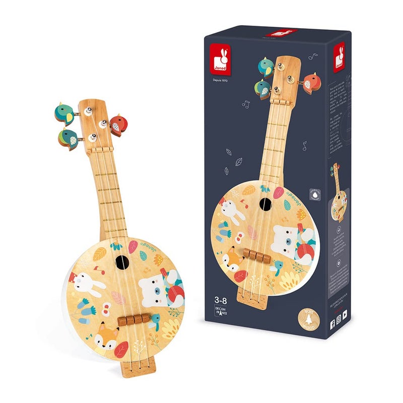 Janod Pure Banjo - Children's Musical Instrument â€“ Ages 3+ - J05160 - Image 5